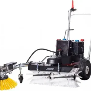 Abverkauf 4F Schmutz- und Schneekehrmaschine Limpar Akku 52 mit Seitenbesen Rechts