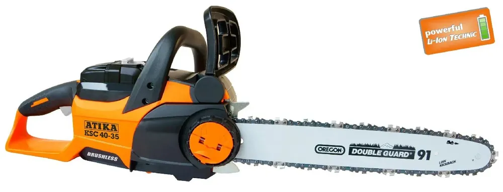 Saisonangebot ATIKA Akku-Motorsäge KSC 40-35 Akku und Ladegerät nicht enthalten