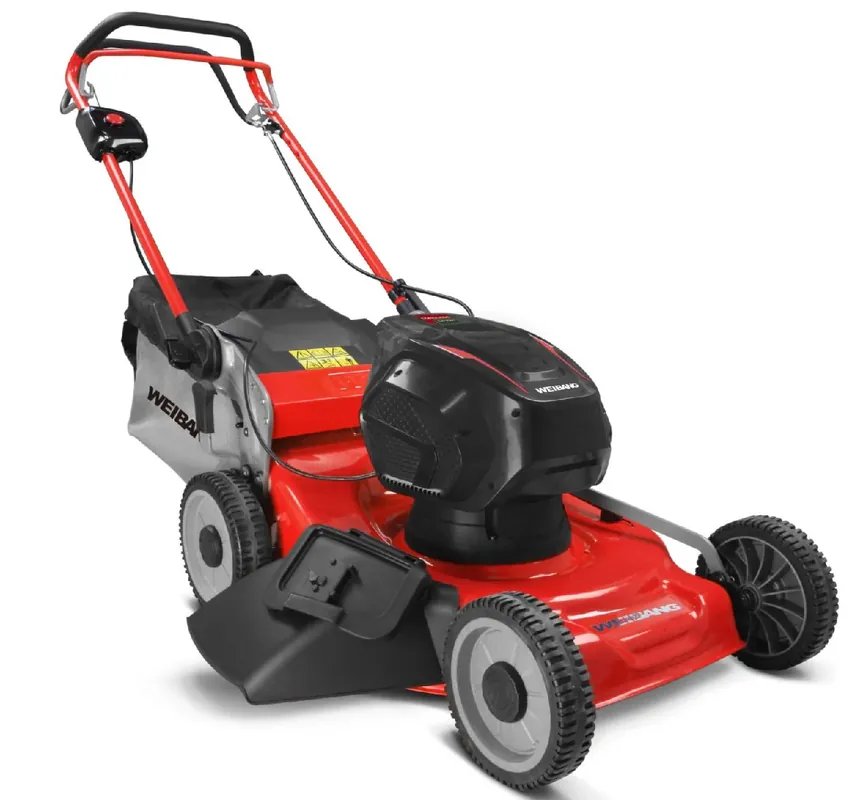 Aktuell Weibang Akku Rasenmäher WB 452 SE 3 in 1 ohne Akku und Ladegerät