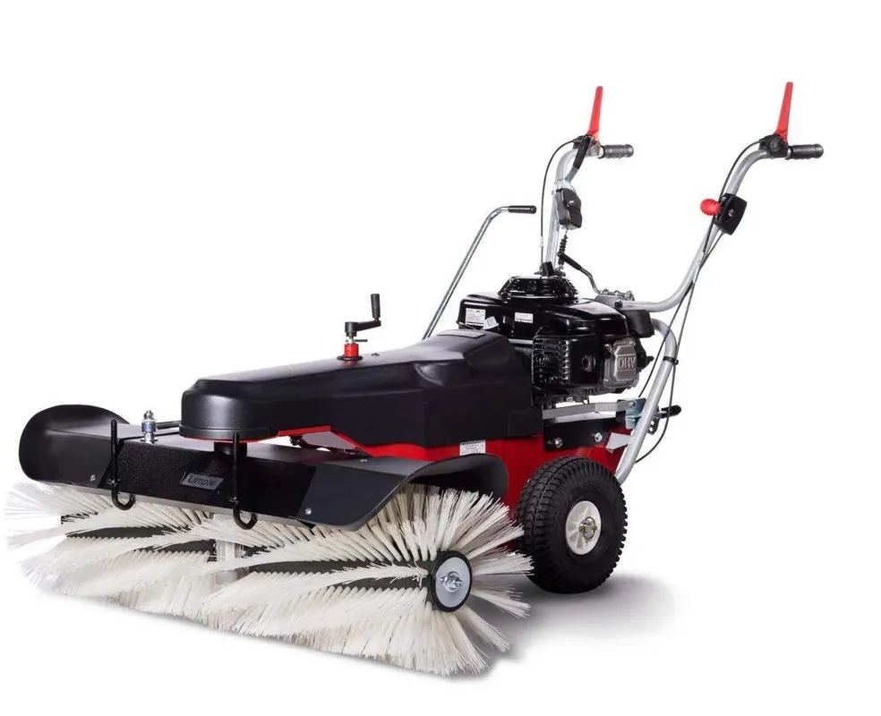 4F Schmutz- und Schneekehrmaschine Limpar 122 B&S InStart mit Kehrbürstensatz Bestpreis