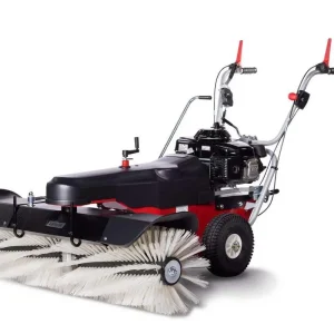 4F Schmutz- und Schneekehrmaschine Limpar 122 B&S E-Start mit Winterkehrbürstensatz Sale