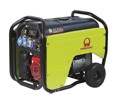Heißes Angebot Pramac Benzin-Stromerzeuger S 8000 - PD612SH1Z03 Iso/Großtank