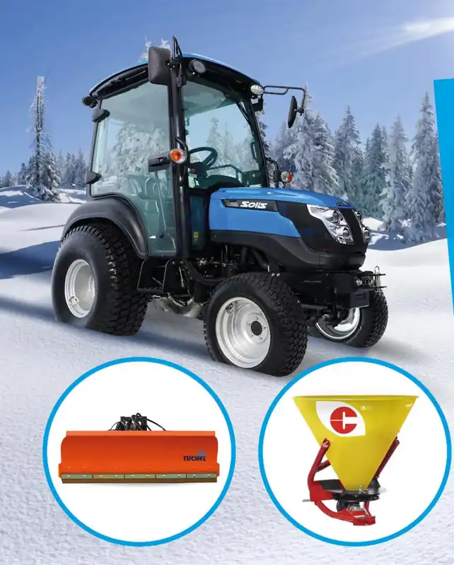 Kracherpreis Solis Kompakttraktor 26 HST mit Winterpaket 4