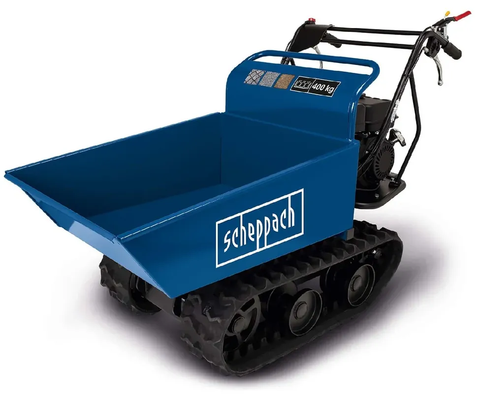 Markenprodukt Scheppach Motorisierter Mini Raupendumper DP 4500