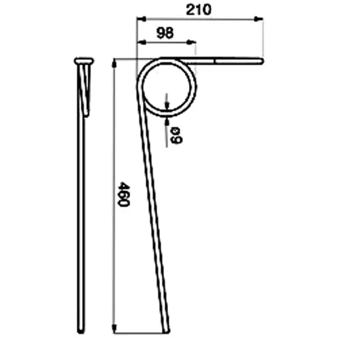 Saatstriegelzinken p. f. Stegstedt 050.948 Sichere Zahlung