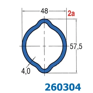 Knallerangebot Profilrohr Zitronenprofil 2a