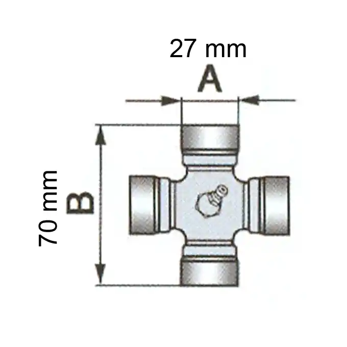 Online Kaufen Benzi Kreuzgarnitur AB3, 27 x 70 mm