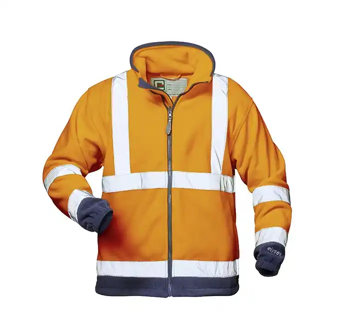 Knallerangebot Warnschutz-Fleecejacke Benedikt, fluoreszierend, Gr. M