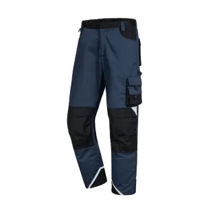 Ausverkauf Arbeitsbundhose Motion Tex Plus, Marineblau/Schwarz, Gr. 54