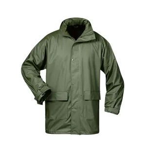 PU-Stretch-Regenjacke, oliv, Gr. XXL Abverkauf