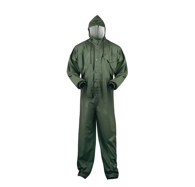 PU-Stretch-Regenoverall, oliv, Gr. M Super-Preis