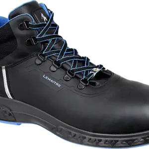 Sichere Zahlung Sicherheitsstiefel S3 Anton High, ESD, schwarz-blau, Gr. 44
