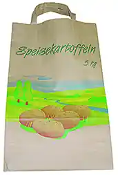 Papiertragetasche "Speisekartoffeln 5 kg" für Kartoffeln, braun Markenprodukt