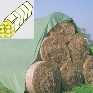 PolyTex® DLG Schutzvlies für Stroh- und Heuballen, grün, 140 g/ qm Jetzt Kaufen