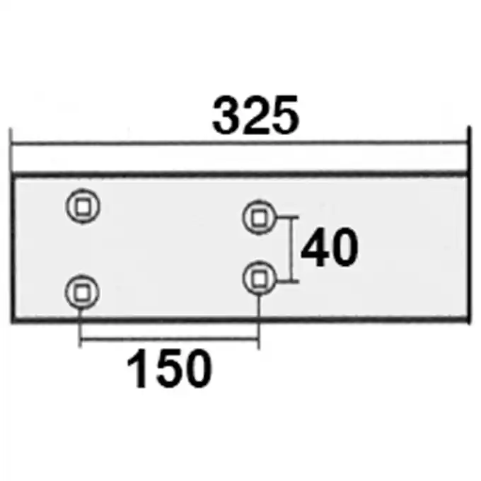 Markenprodukt Anlage kurz p. f. Rabe VP-351 W, wendbar