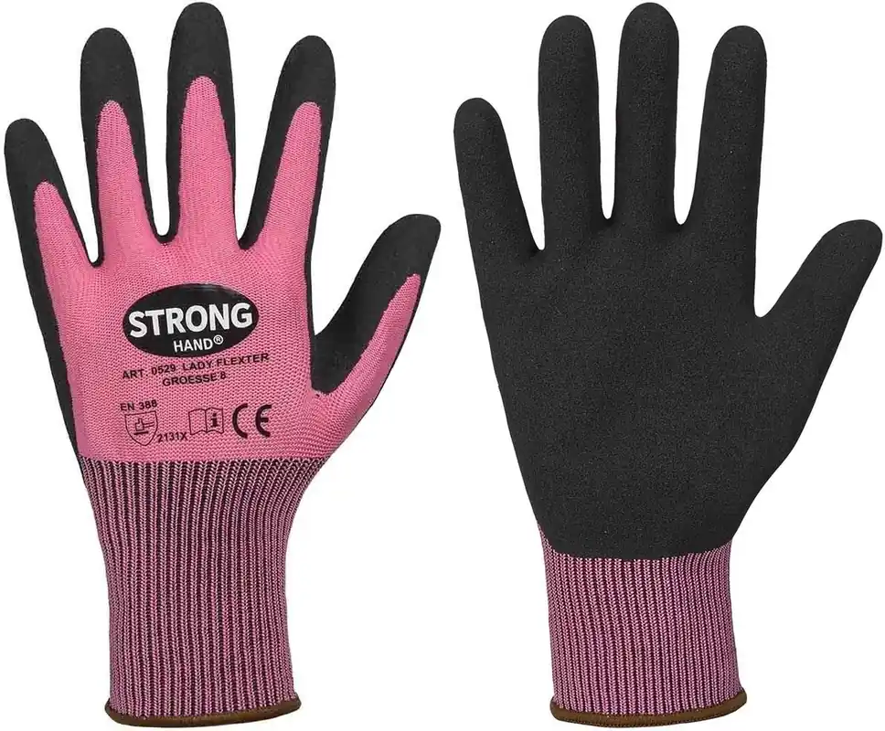 Ausverkauf Damen-Handschuhe Lady Flexter, pink, Gr. 7
