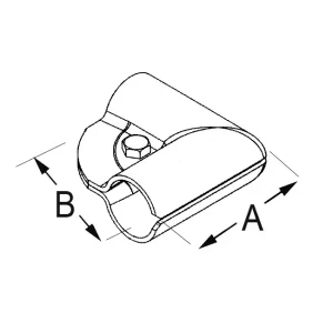 Top-Angebot 90° Winkelschelle 1", verzinkt