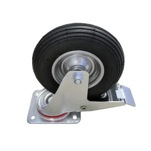 Lenkrolle 200 mm, Luftrad mit Totalstopp Neu Im Sortiment