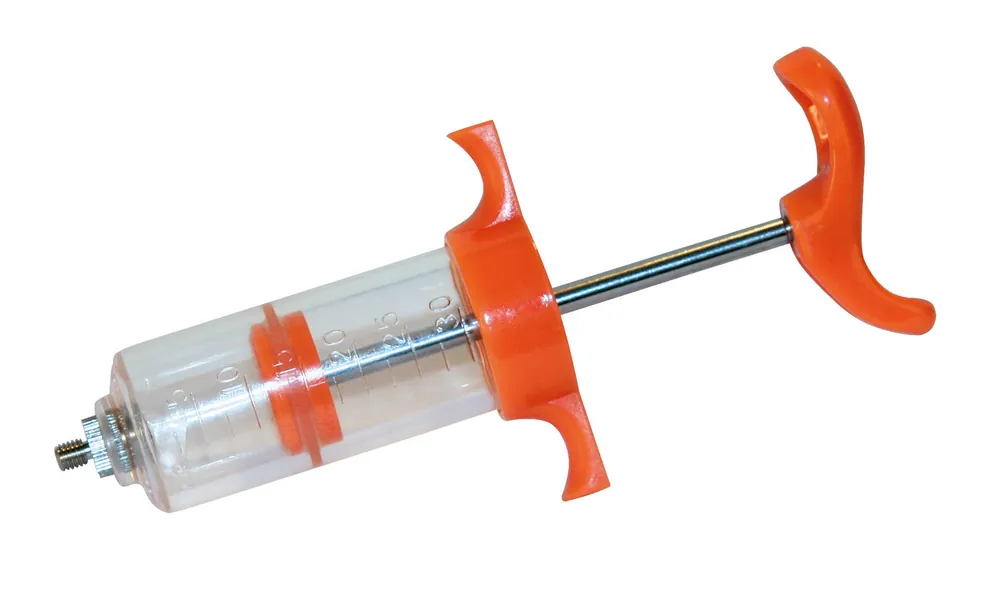 Ausverkauf Nylon-Dosierspritze mit Gewinde, 10 ml