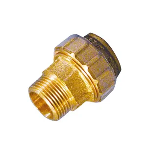 Neue Ware PE-Verschraubung Messing, 3/4" AG