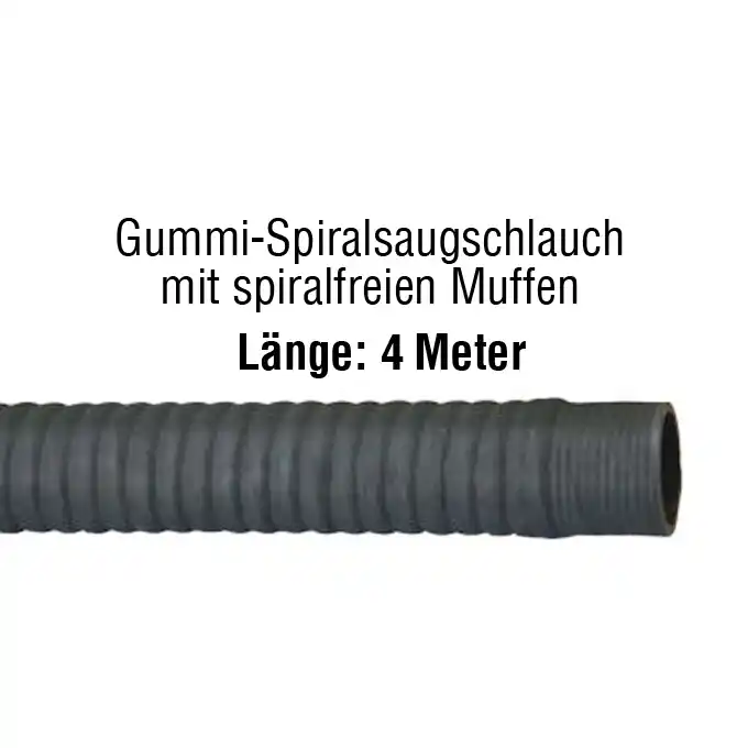 Billig Gummi-Spiralsaug- und Druckschlauch, 150 mm, 3 bar