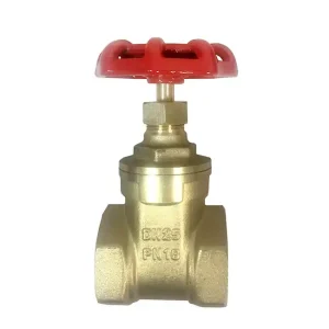 Garantierte Lieferung Muffenschieber Messing mit Handrad, 1", 2x IG
