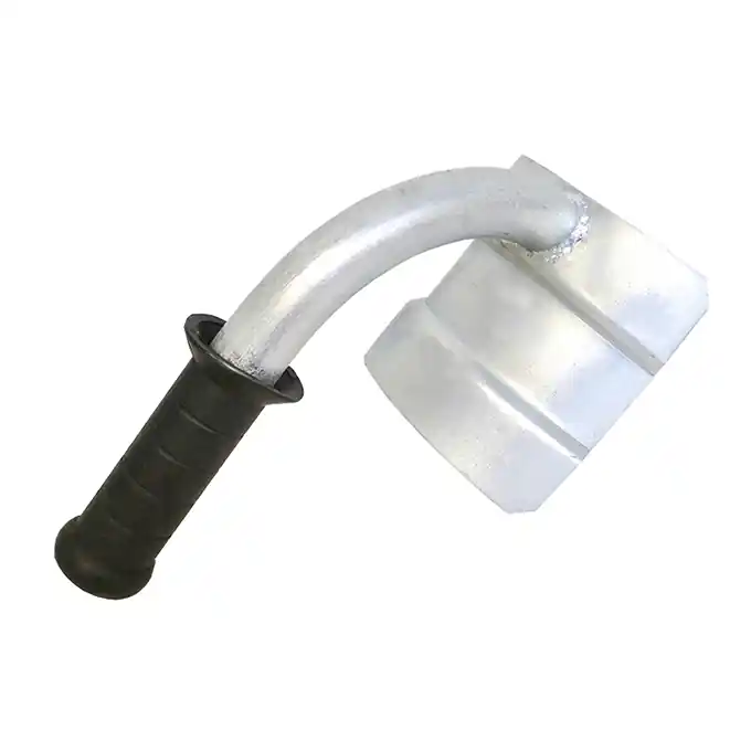 Echt Handgriff für Schläuche 8", verzinkt