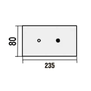 Neue Ware Anlagenschoner lang, p. f. Kverneland, 073614 F, wendbar