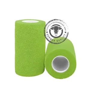 Geprüft Selbsthaftende, elastische Bandage, Jungle Green