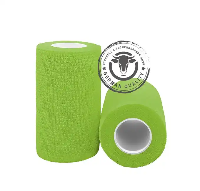 Geprüft Selbsthaftende, elastische Bandage, Jungle Green