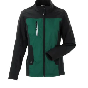 Damen-Hybridjacke Norit, grün-schwarz, Gr. 44 (XXL) Sonderangebot