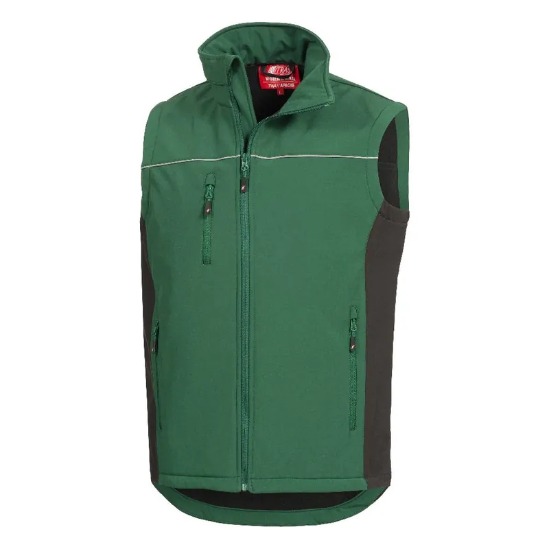 Softshellweste Motion Tex Light, Grün/Schwarz, Gr. L Neu Im Sortiment