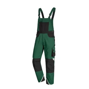 Knallerangebot Latzhose Motion Tex Plus, Grün/Schwarz, Gr. 48