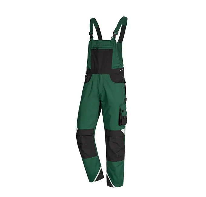 Knallerangebot Latzhose Motion Tex Plus, Grün/Schwarz, Gr. 48