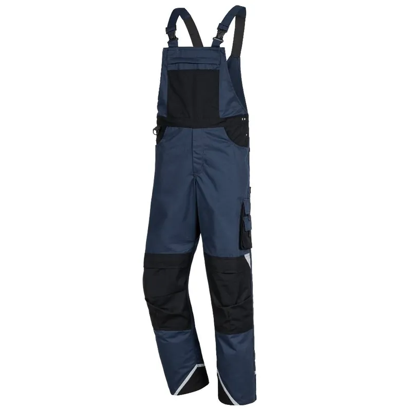 Rabatt Latzhose Motion Tex Plus, Marineblau/Schwarz, Gr. 52