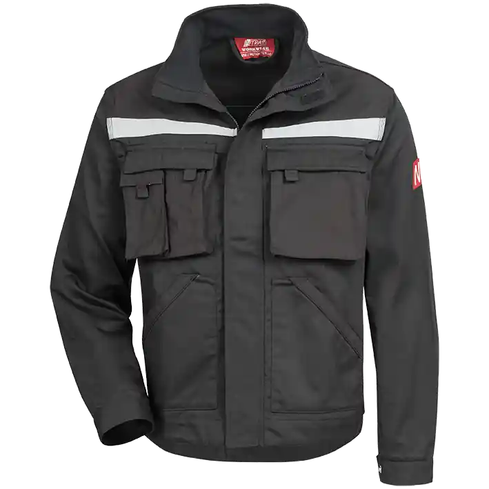 Beliebt Arbeitsjacke Motion Tex Plus, Schwarz, Gr. 48