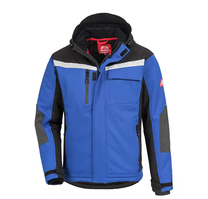 Winter-Softshelljacke Motion Tex Plus, Königsblau/Schwarz, Gr. M Abverkauf