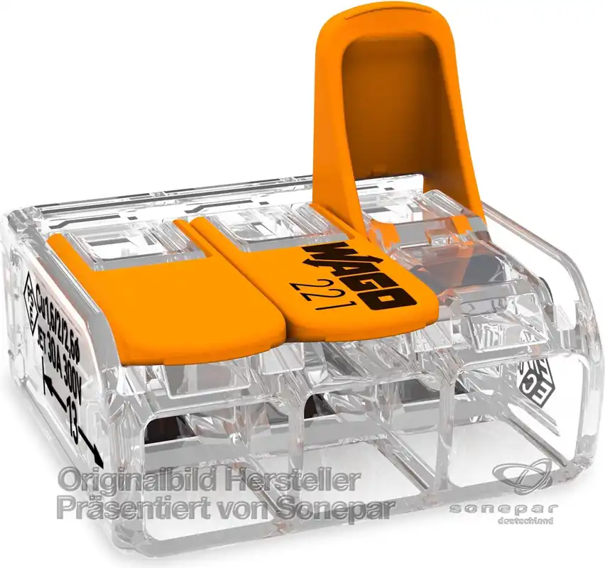 Sichere Zahlung Verbindungsdosenklemme "Compact" 400V, max. 6,0 mm²