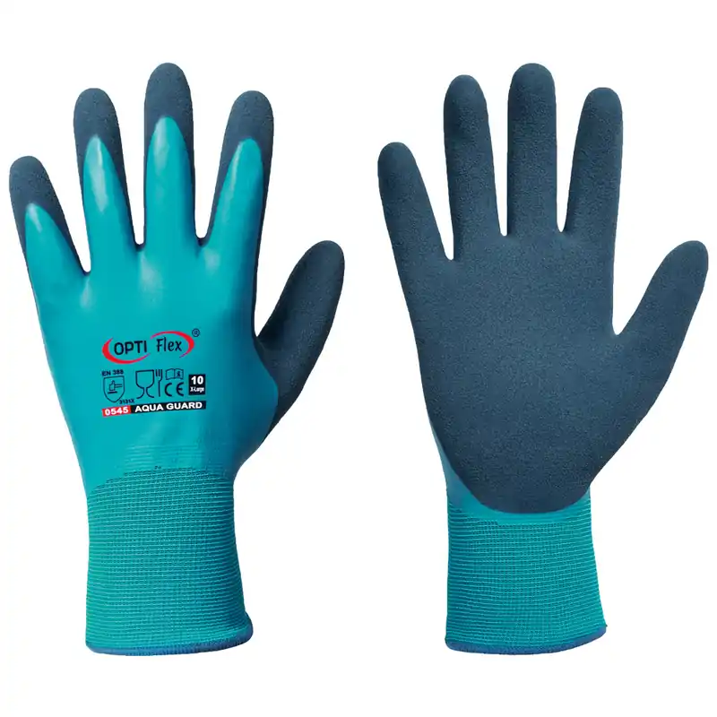 Solange Der Vorrat Reicht Arbeitshandschuh "Aqua Guard Opti Flex", Gr. 8