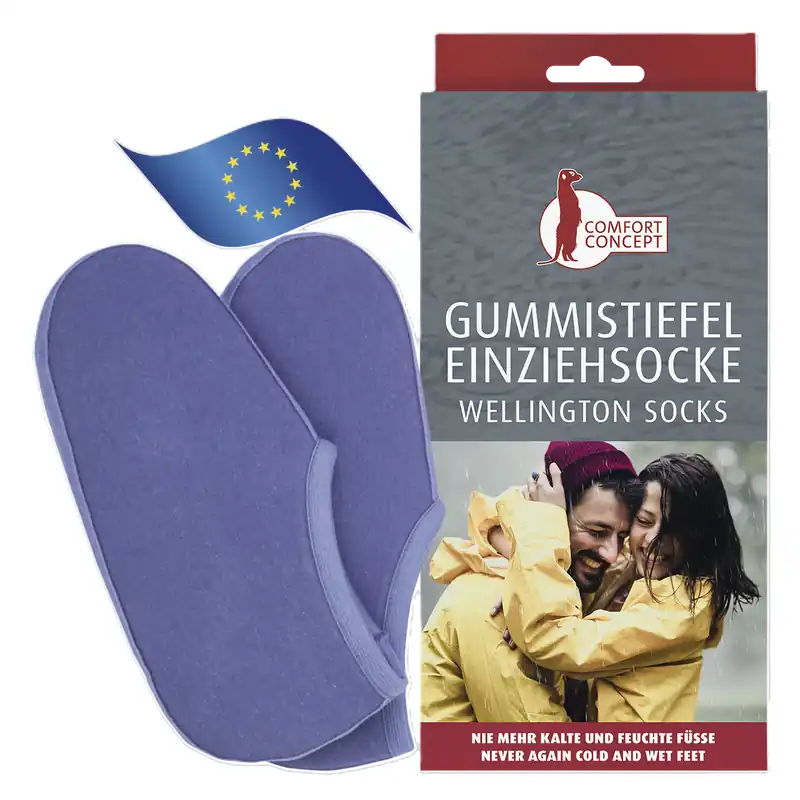 Herren-Stiefelsocken, Comfort Concept, blau, Gr. 42/43 Solange Der Vorrat Reicht
