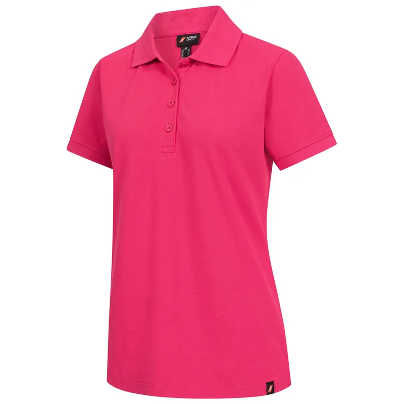 Nur Für Kurze Zeit Damen Polo-Shirt Motion Tex Plus, Pink, Gr. L