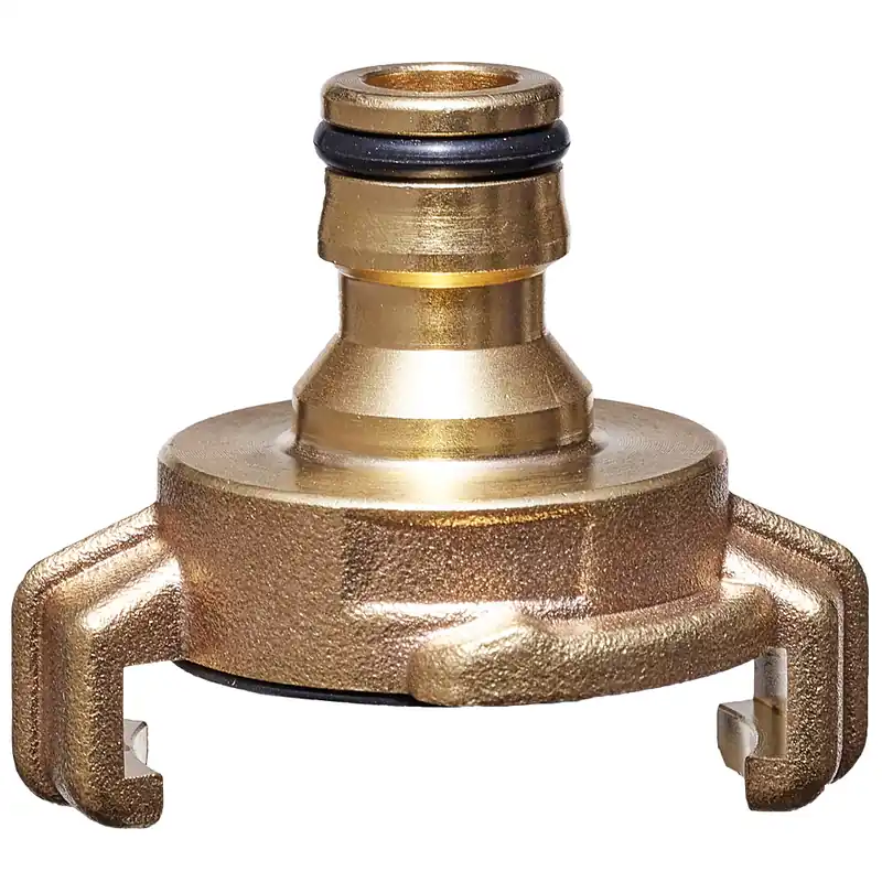Adapter Messing von Geka Schnellkupplung auf Gardena Steckkupplung Nur Für Kurze Zeit