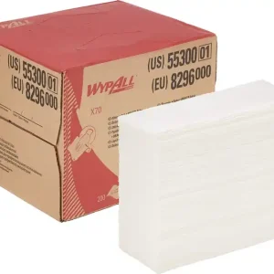 Wischtuch WypAll® X70 8296 L.ca.426 mmxB.ca.282mm weiß 1-lagig Box WYPALL Schneller Versand