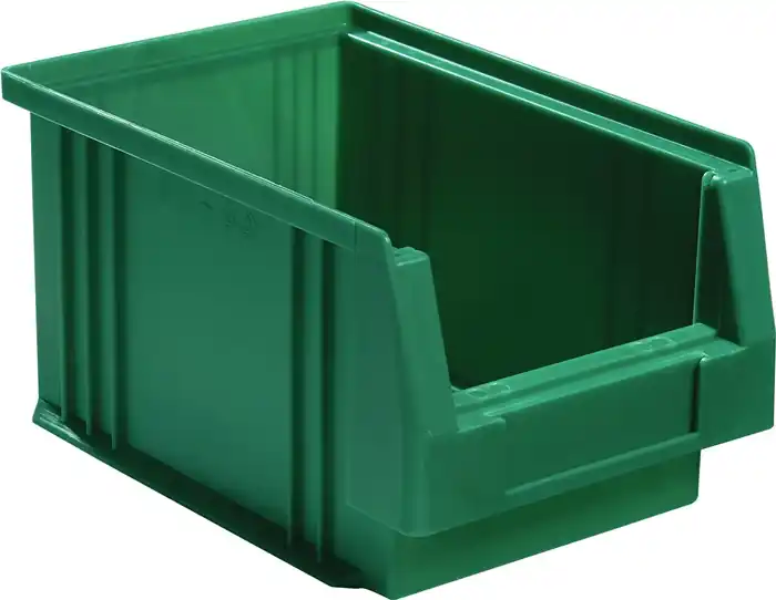 Garantierte Lieferung Sichtlagerkasten PLK L230xB150xH125mm PP grün LA-KA-PE VE: 25 Stück