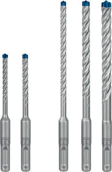 Meistverkauft Hammerbohrersatz Expert plus 7X 5-tlg.SDS Plus Ku.-Kass.m.Euroloch BOSCH