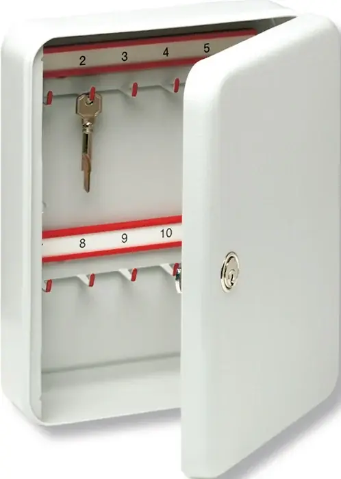 Schlüsselbox CS H310xB235xT75mm lichtgrau BURG-WÄCHTER Billig