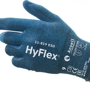 Top-Preis Handschuhe HyFlex 11-819 ESD Gr.7 blau EN 388,EN 16350 PSA II ANSELL VE: 12 Paare