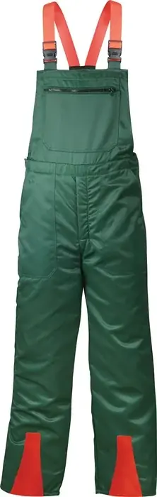 Schnittschutzlatzhose FICHTE Gr.58 grün/rot FELDTMANN Angebot