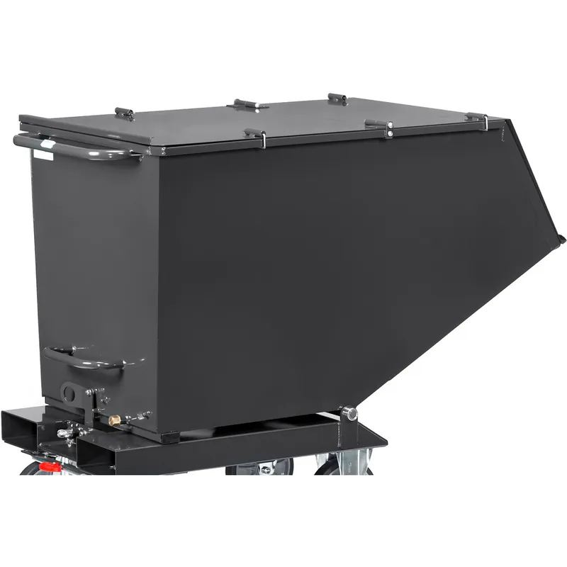 Bestseller fetra Deckel f.Kastenmaße LxBxH 1321x1044x735mm anthrazit RAL 7016 2seitig zu öffnen
