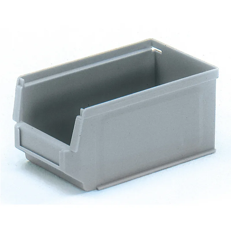 Highlight fetra Sichtlagerkasten Außenmaße 170/145x102x78mm Ku. (PE/PP) grau schlagfest/formstabil